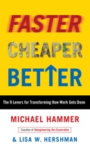 Book: Faster Cheaper Better